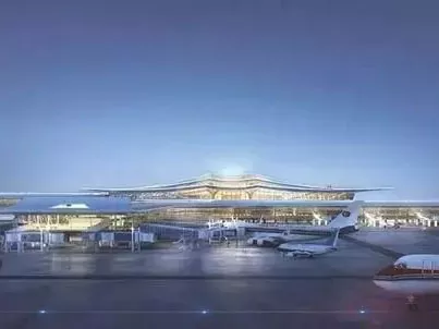 금속 구조 공항 건물