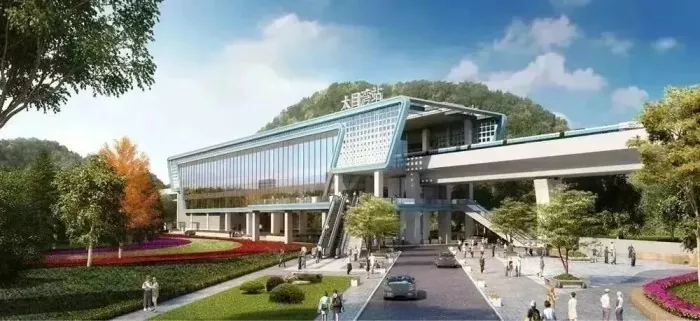 포털 프레임 스테이션 강철 건설